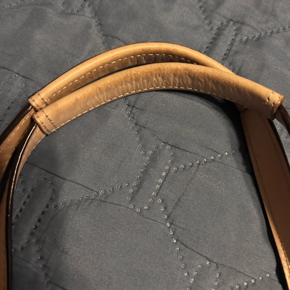 AUTHENTIC COACH SIGNATURE STRIPE PYTHON STRIPE CARRYALL. - Picture 9 of 14